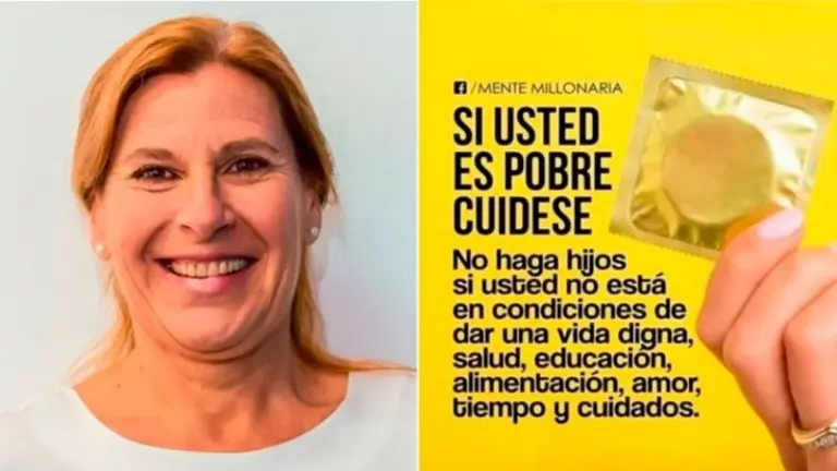 "Si usted es pobre, no haga hijos", la campaña de una ministra que generó repudio en redes sociales