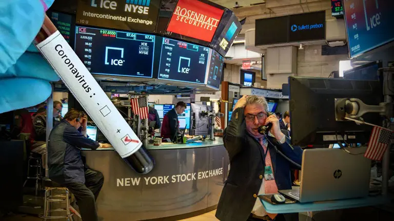 Wall Street profundiza su desplome y la respuesta para contrarrestar los efectos del coronavirus se quedó corta