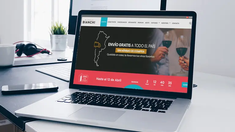 Boom de vinos online: Bianchi tuvo pico de ventas por cuarentena
