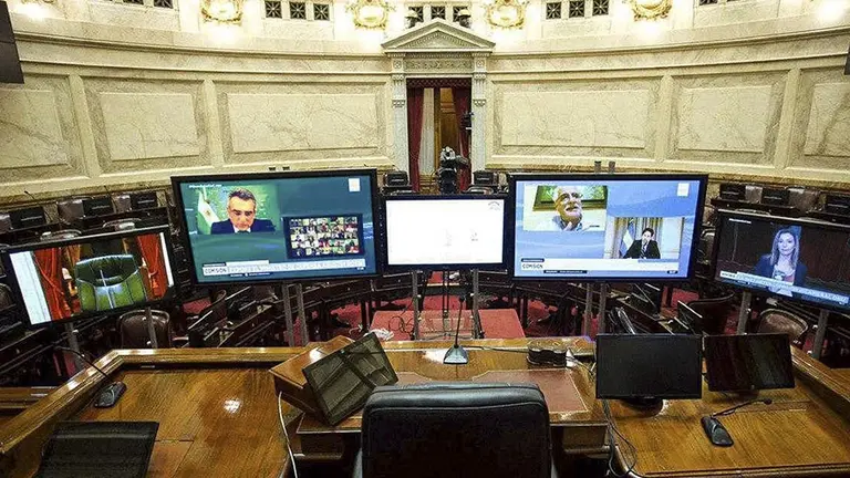El Senado busca sesionar de manera virtual por primera vez en su historia