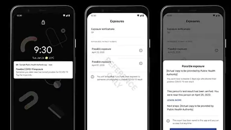 Así verás en tu teléfono las alertas de posible contagio de Covid-19