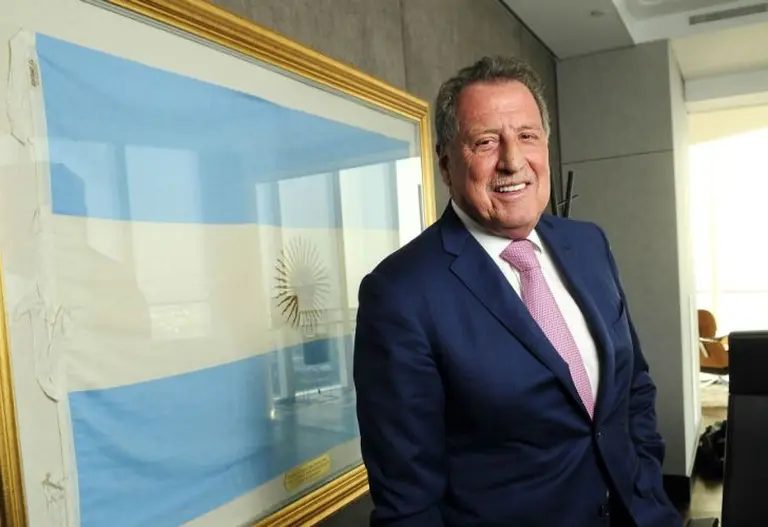 Así quedó el helicóptero en el que se accidentó Jorge Brito