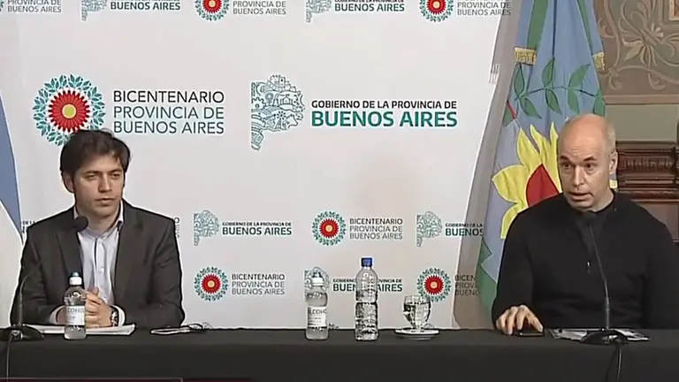 Kicillof y Larreta advirtieron que si crecen los contagios tendrán que tomar "medidas más drásticas"