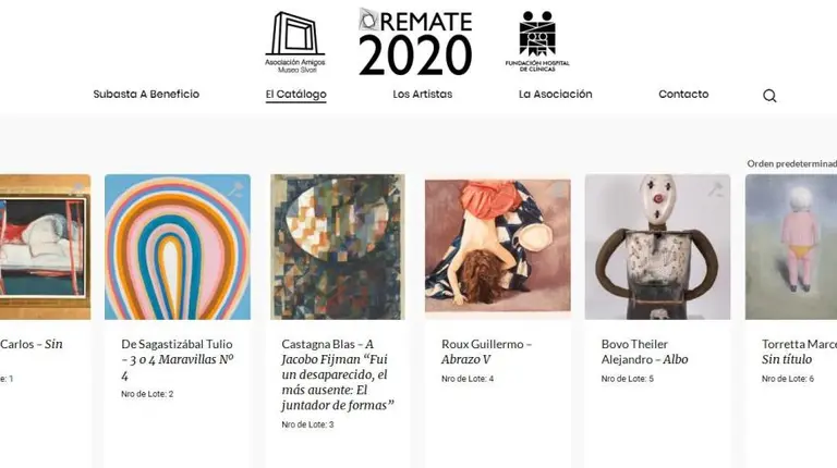 Remate anual del Museo Sívori 2020: será una subasta benéfica on-line