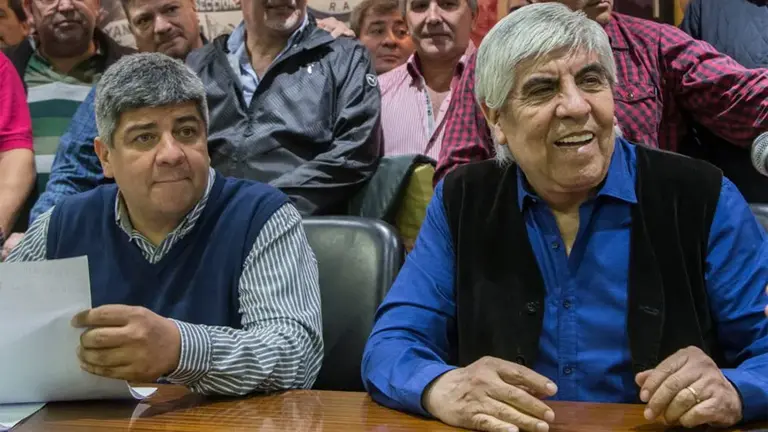 Pablo y Hugo Moyano, líderes de Camioneros.