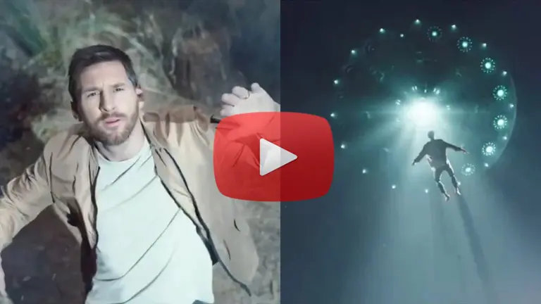 Video: Lionel Messi es secuestrado por extraterrestres en una nueva publicidad
