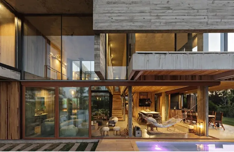 Así es la impresionante mansión de Hernán Drago con vista al río y ventanales gigantes