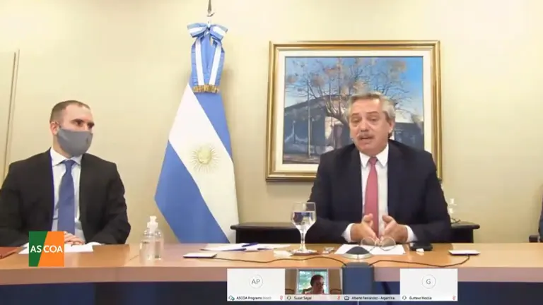 Ante acreedores, Fernández defendió la oferta por la deuda: "Es lo que podemos pagar; no es un capricho, es sensatez"