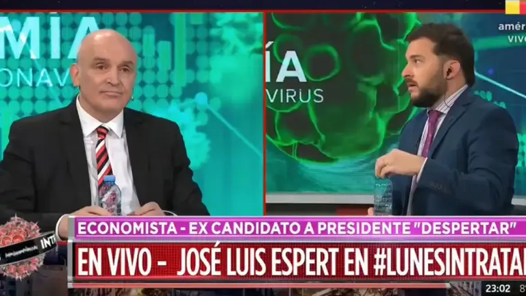 José Luis Espert a Diego Brancatelli: "Me encanta que seas así, bien imbécil"