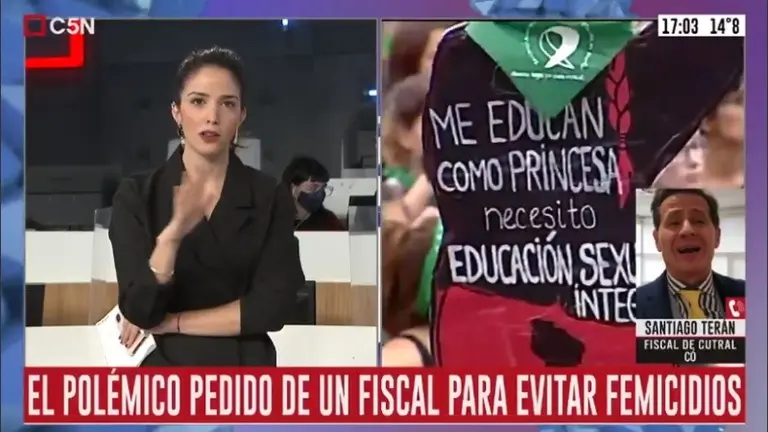 Fiscal maltrató a periodista al aire: "Conmigo no te vas a hacer la torita"