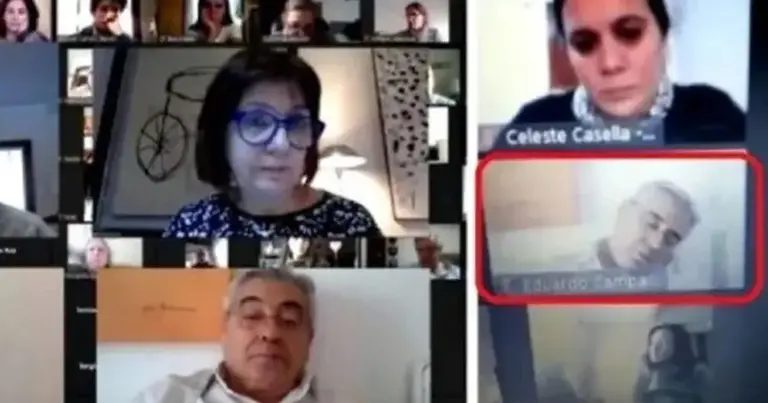 Video: un intendente se durmió durante un Zoom con Patricia Bullrich y así fue la reacción