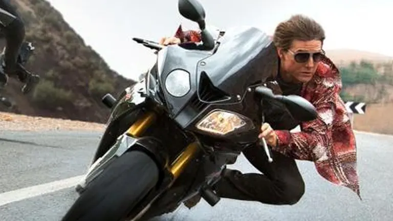 Video viral: Tom Cruise arriesgó su vida para Misión imposible 7 saltando al vacío con una moto