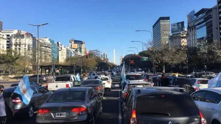 Contra la reforma judicial: hubo banderazo en el Obelisco, Olivos y diferentes puntos del país