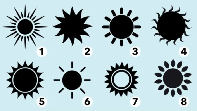El sol que elijas puede revelar algunas cosas que no sabías sobre tu personalidad