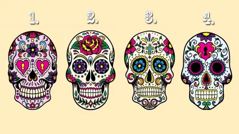 Elegí la calavera que más te guste y descubrí cuál es tu actitud frente a la vida