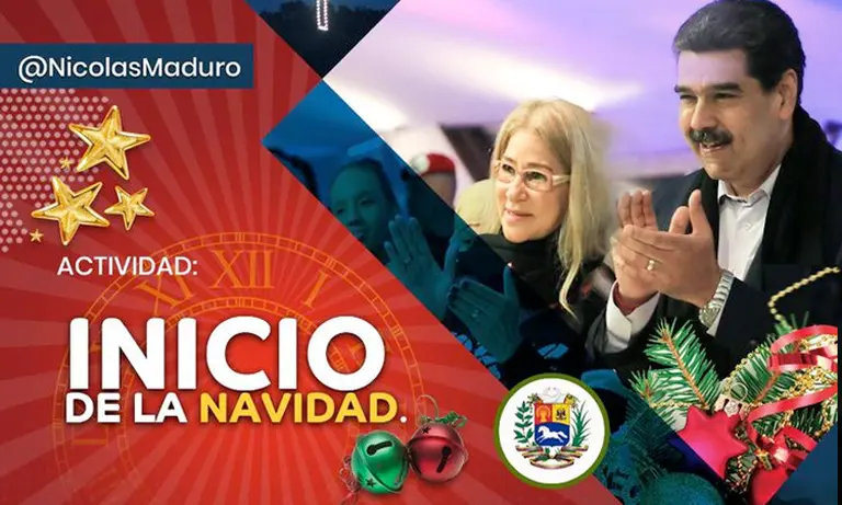 Nicolás Maduro decretó que "llegó la navidad empezando octubre" a Venezuela