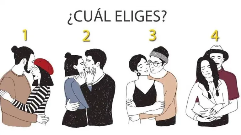 Test psicológico: elegí un abrazo y descubrí qué es lo que más te importa en el amor