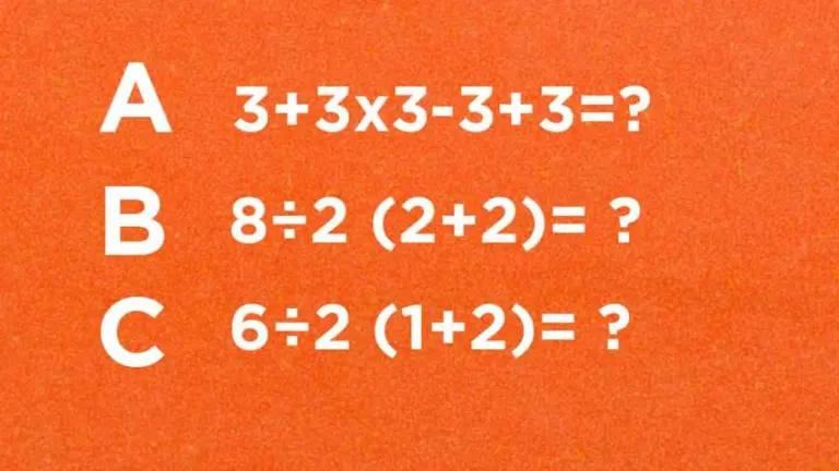 ¿Sos capaz de resolver estos ejercicios matemáticos?: solo tenés que hallar la respuesta correcta