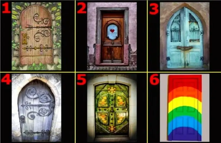 Elegí qué puerta abrir y sabrás rasgos profundos de tu personalidad