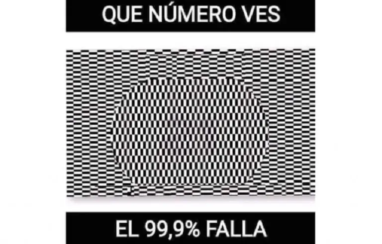 Reto viral: descubrí el número oculto en la imagen