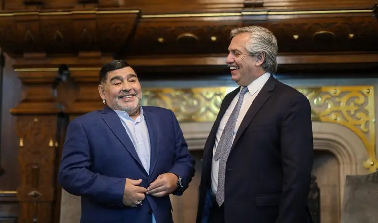 La tristeza de Alberto Fernández por la muerte de Maradona: "Se fue un tipo único"