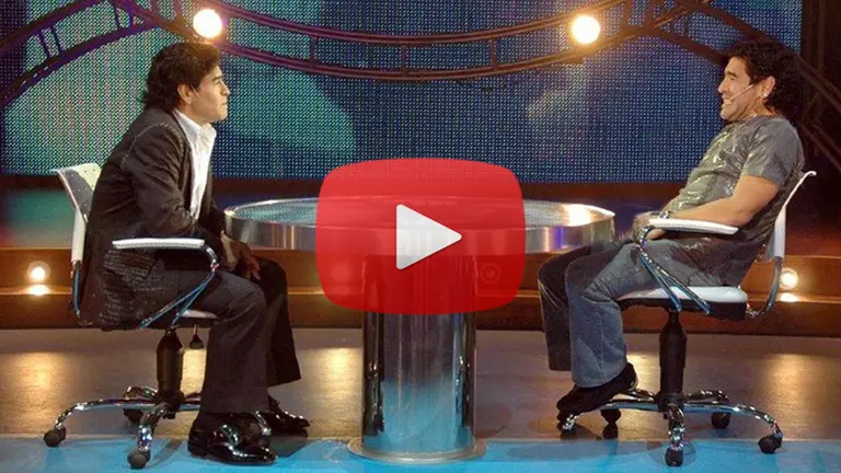 Cuando Maradona se entrevistó a sí mismo y se preguntó qué diría en su entierro