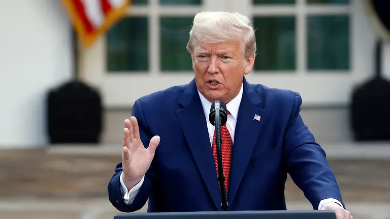 Trump admitió que su mandato terminó y prometió una "transición ordenada"