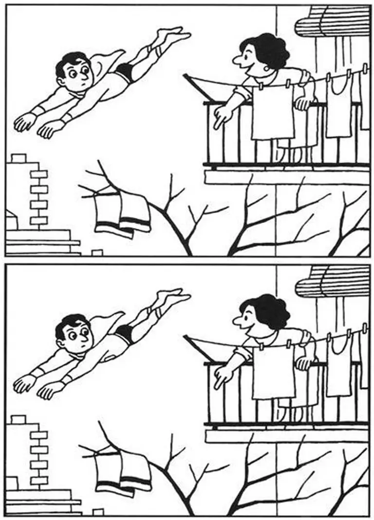 Reto visual: encontrá las 7 diferencias en la imagen (vas a necesitar superpoderes)