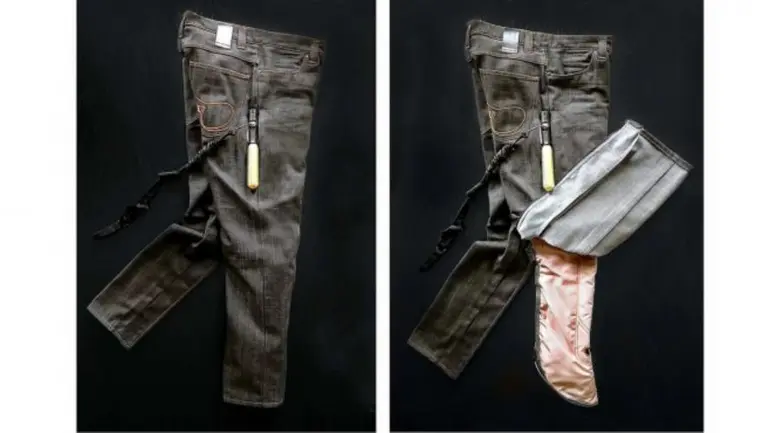 Crean unos vaqueros con airbag para incrementar la seguridad de motoqueros y ciclistas