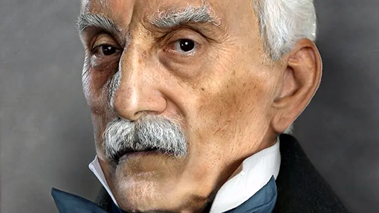 Increíble animación del retrato más fiel de San Martín