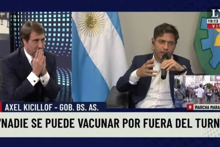 Cruce caliente entre Feinmann y Kicillof: "¿Va a pedir disculpas públicas por la cantidad de vacunados VIP?"