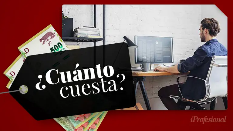 ¿Cuánto cuesta equiparte con computadora, silla y escritorio para poder trabajar desde casa?