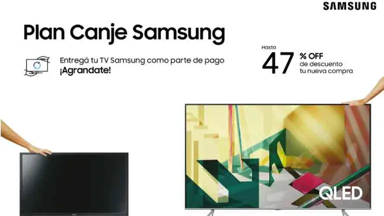 Anticipo: Samsung relanza su plan canje, con más beneficios y ahora para TV y tabletas, además de celulares
