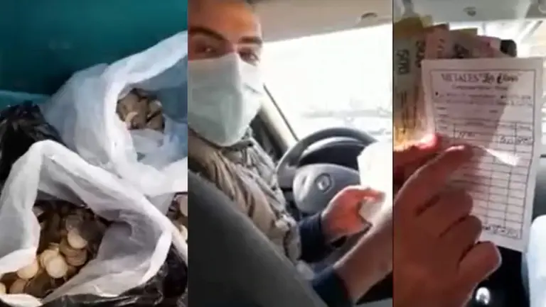 Vendió $4000 en monedas para fundición y le pagaron el doble: "Esto es lo que vale el peso argentino"