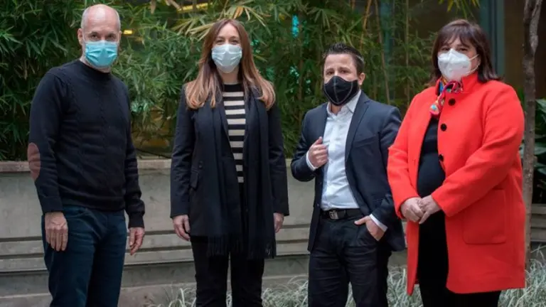 Rodríguez Larreta, en campaña: compartió la primera foto con sus candidatos en la Ciudad