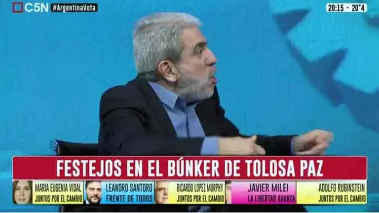 PASO 2021: los zócalos de C5N con Aníbal Fernández de invitado