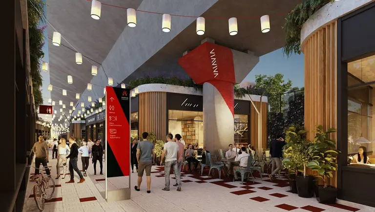 Así será el mega polo comercial se desarrolla bajo las vías del tren