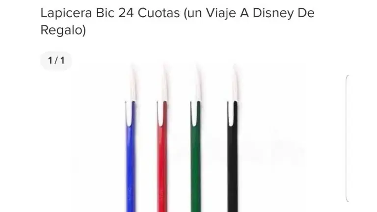 Hecha la ley, hecha la trampa: venden biromes en 24 cuotas con viajes a Disney "de regalo"