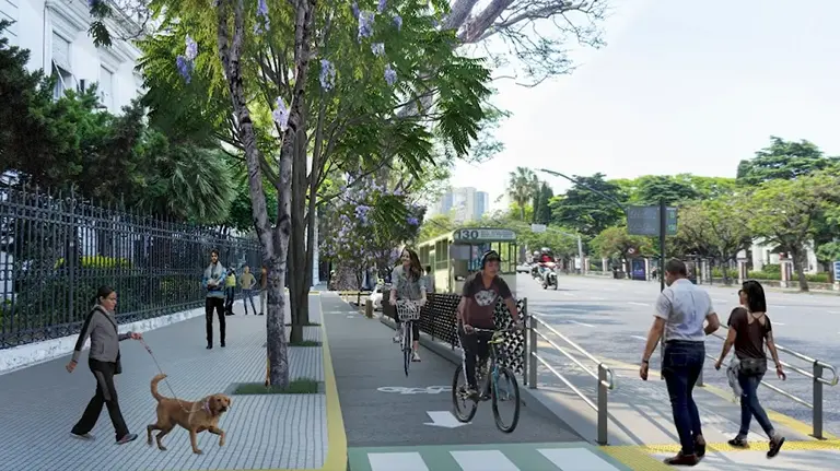 Mega obra del Gobierno porteño para que Libertador se transforme en la primera "calle compartida" de la Ciudad