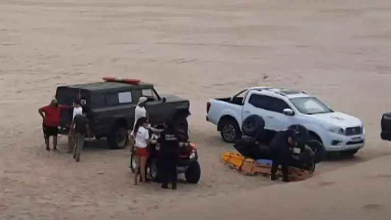 Tragedia en Pinamar: una mujer murió al volcar con un cuatriciclo