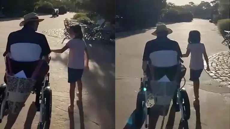 Emotivo video: el paseo de Esteban Bullrich en silla de ruedas con su hija