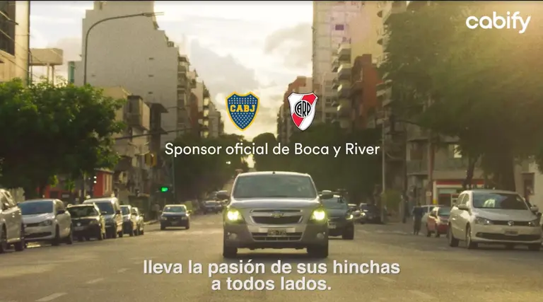 Cabify es sponsor oficial de River y Boca para la temporada 2022: cómo se vive el fútbol en las calles