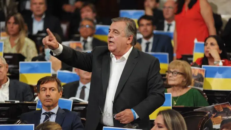 Guerra en Ucrania: Mario Negri quiso pedir un minuto de silencio, pero se lo negaron