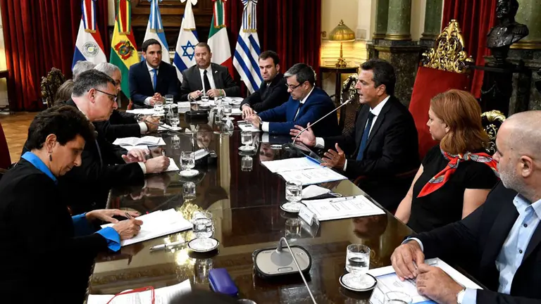 Massa recibió al vice primer ministro israelí, para conmemorar el 30° Aniversario del atentado a la Embajada de Israel