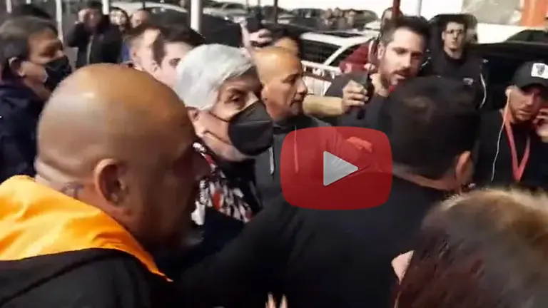 Insultaron a Hugo Moyano tras la derrota de Independiente ante Racing