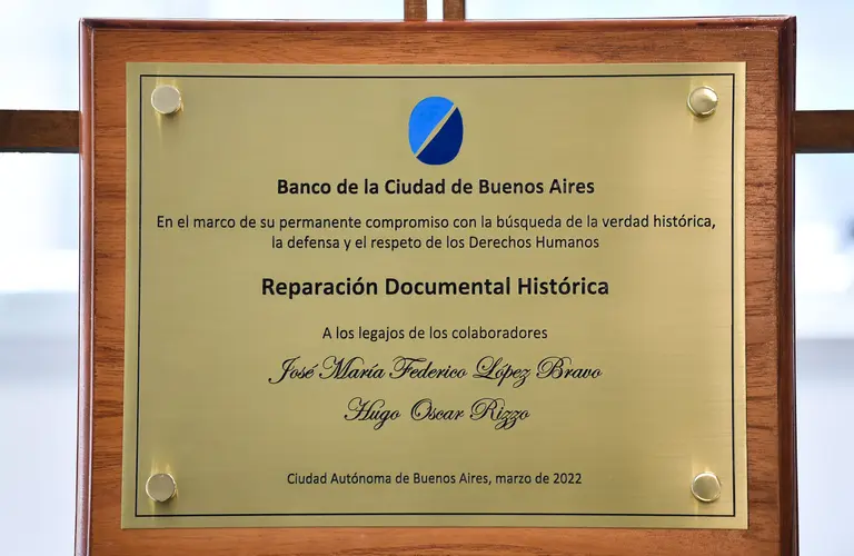 24M | Reparación histórica de legajos de colaboradores del Banco Ciudad: "Ausente por Desaparición Forzada"