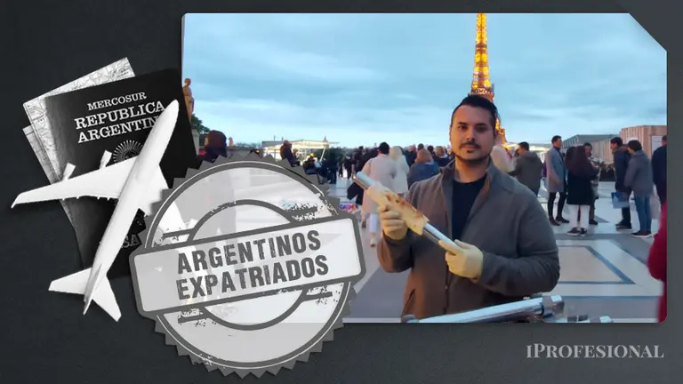 Es argentino, estudió cine en Hollywood, pero el éxito le llegó con una franquicia de chipá en París