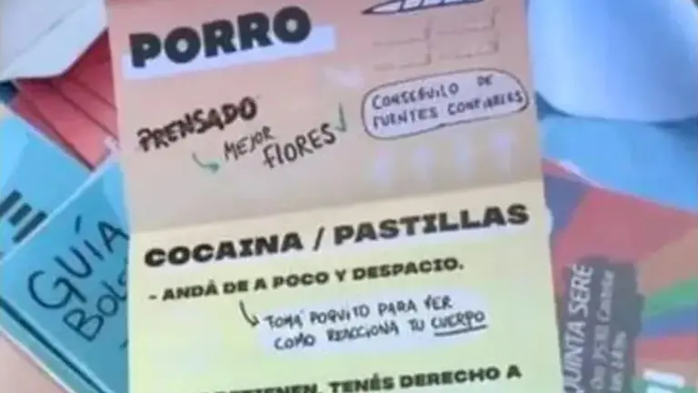 El consejo a los jóvenes de la Municipalidad de Morón sobre la cocaína: "Tomá poquito…"