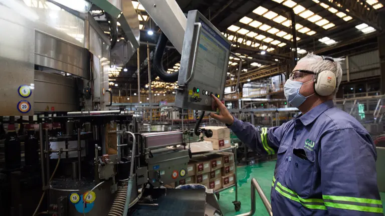 Planta de CCU en Argentina.