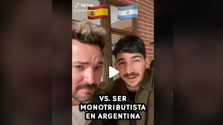 Video viral: compararon cuánto paga de impuestos un autónomo en España y un monotributista en Argentina